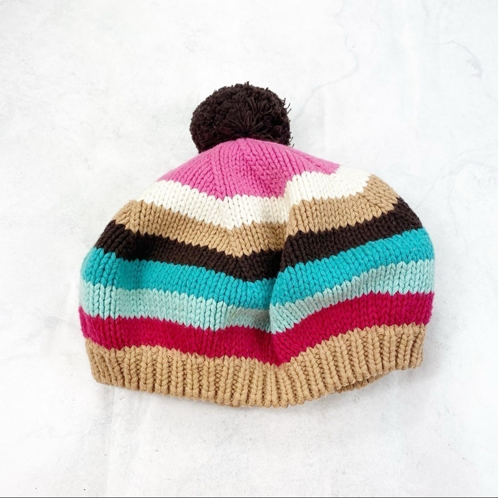 [Gap] Striped Pom-Pom Sweater Beret